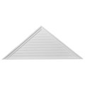 Ekena Millwork Pitch 10/12 Triangle Gable Vent, Functional, 65"W x 27"H x 1 1/4"P GVTR65X27F